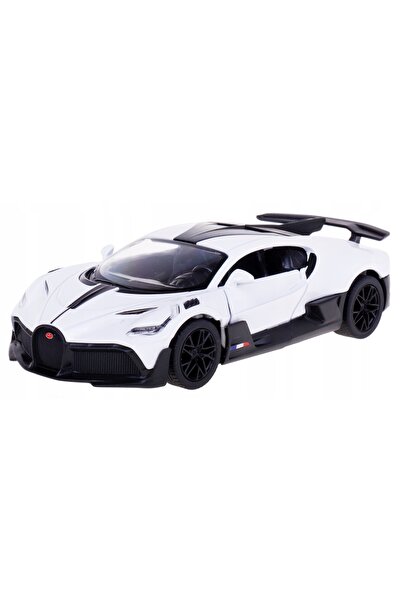 Kinsmart Macheta metalica Bugatti Divo 1:34 Kinsmart, Alb, 12 cm