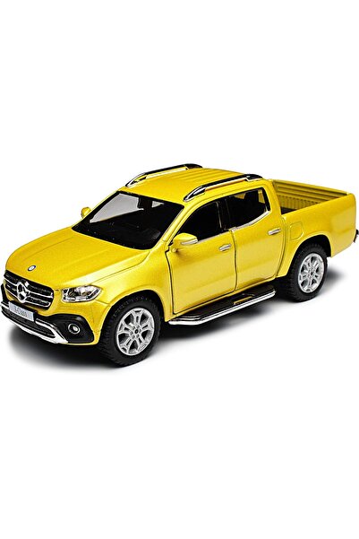 Kinsmart Macheta metalica 1:34 Mercedes-Benz X-Class, Galben, 12cm