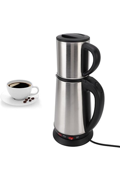 PUKON Electric Turkish Kettle Set Stainless Steel Tea Maker