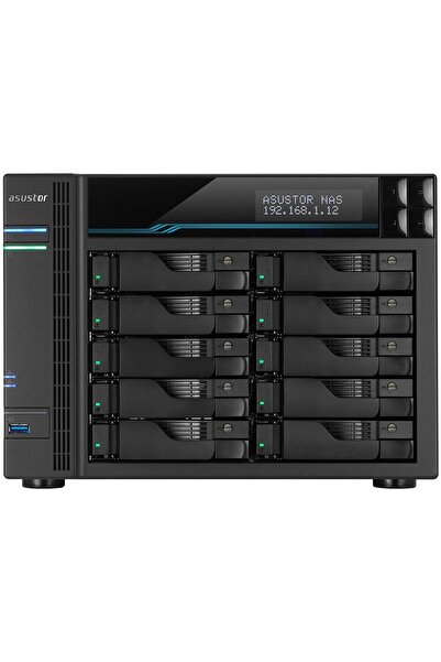 Asustor Network Attached Storage LOCKERSTOR 10 AS6510T, 10-Bay, Intel Atom C3...