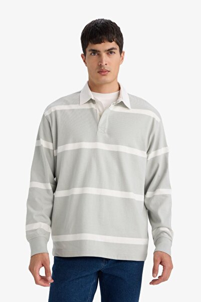 DeFacto Hanorac cu dungi din bumbac 100% F9832AX26SP