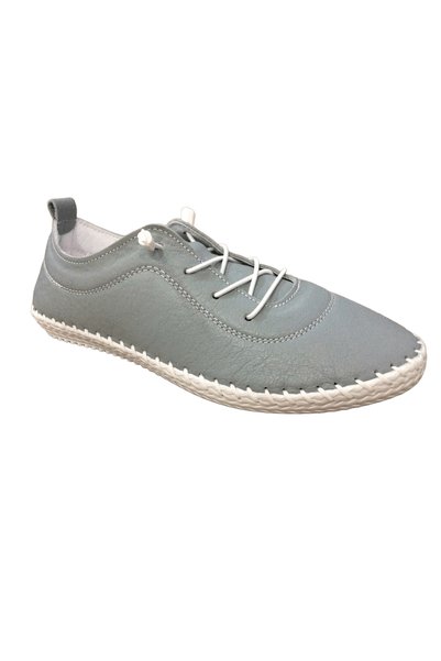OrtopedikAL 2010 Womenly Style Gray Women's Casual Shoes %100 Genuine Leather Soft Elastic Stretchy