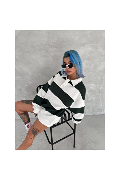 Narnuga Three Threaded Collar Sweatshirt - Green