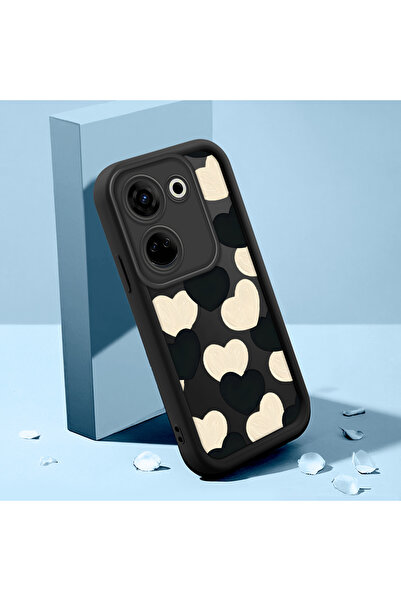 Hontinga For Tecno Camon 20 Compatible Case Slim Soft Silicone Phone Cover He...