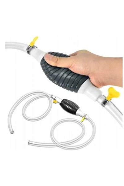 GERMAN Set pompă manuală pentru combustibil și apă, furtun de 2 m,