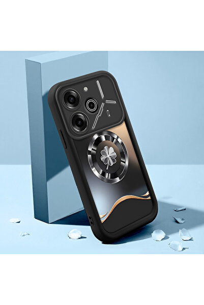 Hontinga Tecno Pova 6 Pro Uyumlu Kılıfı İnce Yumuşak Silikon Telefon Kılıfı d...