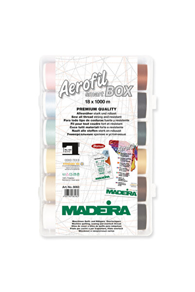 Madeira Smartbox 18 papiote ata de cusut Aerofil No.120 8063