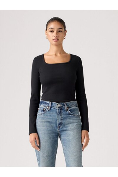 Levi's Essential Kare Yaka Uzun Kollu Tişört