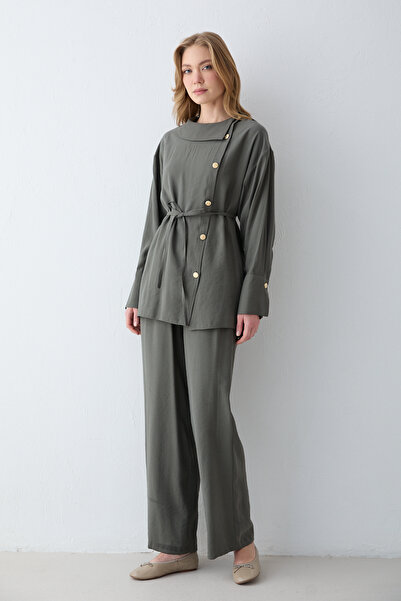 Melike Tatar Buttoned Modal Set 32-2632