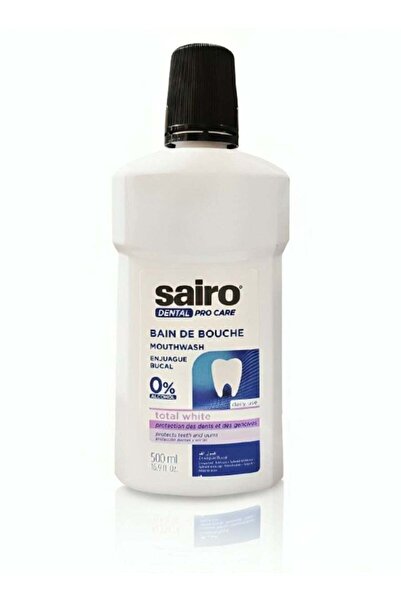 Sairo Dental Pro Care Mouthwash 0% Alcohol Total White 500ML