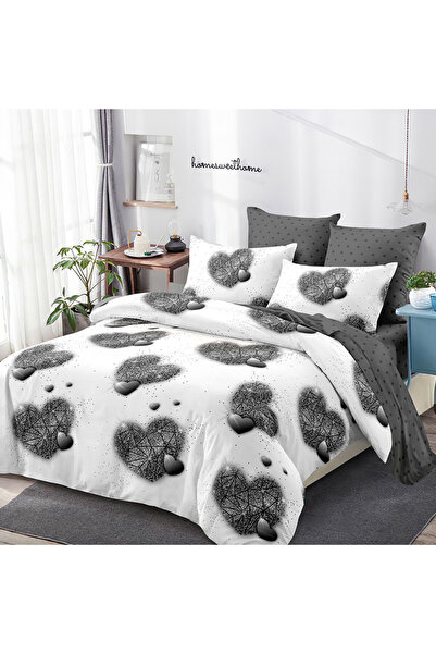 Pucioasa Duvet Cover Set with Stretchy 180x200 for double bed, 6 pieces, SDP ...