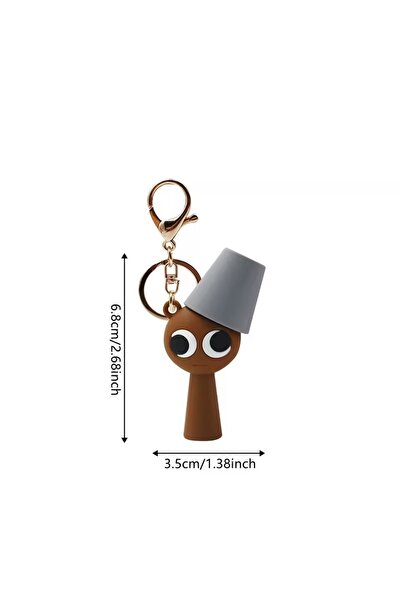 Avaleea Sprunki Keychain Figurinebrown/gray6cm