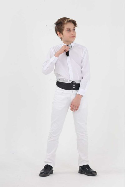 SEVİL GÖSTERİ & OKUL KIYAFETLERİ 23 April Show Outfit - Men's Top and Bottom Set