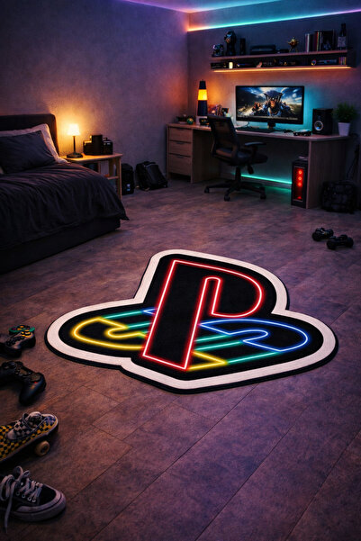 RUGRUMBA حذاء بنعل مانع للانزلاق غرفة شبابية ذات طابع بلاي ستيشن وإكس بوكس ​​...