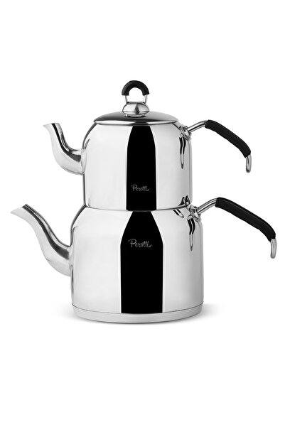 Perotti Topkapı Aşiret İndüksiyon Tabanlı Çelik Çaydanlık Takımı