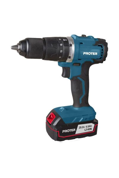 Proter PST 540 BL Kömürsüz Darbeli Şarjlı Matkap 13mm 4.0 Ah