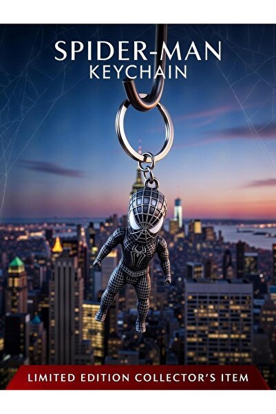 Natavanbutık 🖤   مجسم مارفل بلاك سبايدر مان المميز سلسلة مفاتيح - سلسلة خاصة...