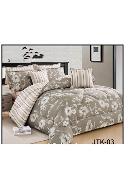 alzawia Summer double bedsheet set, 6 pieces, new collection