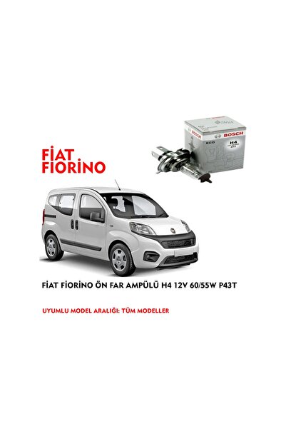 Bosch FİAT FİORİNO ÖN FAR AMPÜLÜ 12V 60/55W (1ADET) P43T