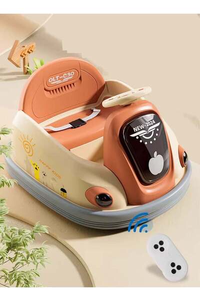 Rally Kids Electric Ride-On Car - 360 Degree Bumper Car with LED Lights, Fun ...