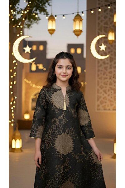 ISHRAQAT AL-AMAL جلابيه رمضانيه بناتي باكمام طويله الام وبنتها بتصميم رمضاني