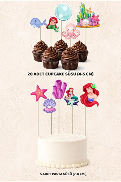 Sinek Kupası Tasarım Sirena Ariel Koncept 5-dijelna torta 20-dijelni mini set...