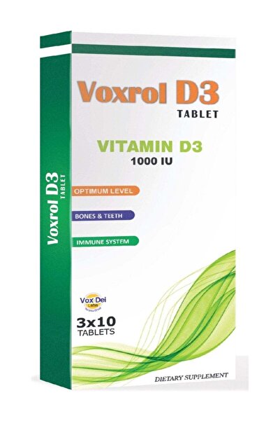 Vox Dei Labs Voxrol D3 Vitamin D3 1000 IU 3X10 Tablets
