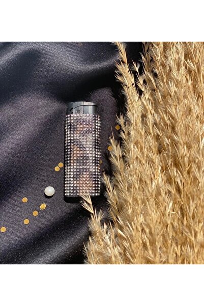 Mry KAHVE LEOPAR TAŞLI ÇAKMAK