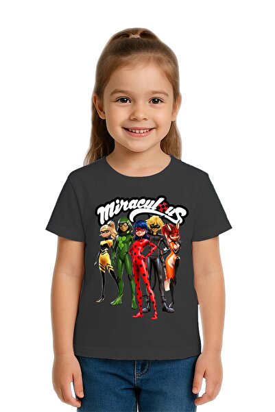SEDİRLİ Tricou unisex pentru copii Ladybug cu imprimeu bumbac moale țesături ...