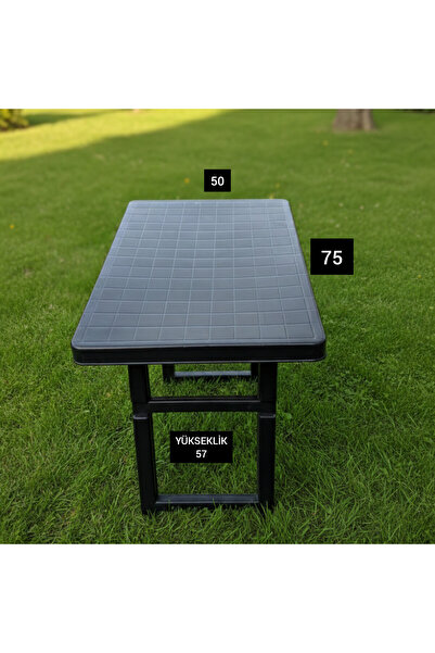 ENASHOP Büyük boy Katlanabilir pratik piknik masası plastik çok amaçlı