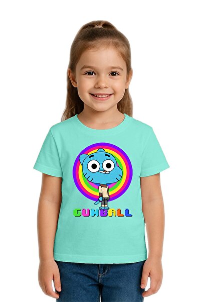 SEDİRLİ Unisex Gumball Printed Kids T-Shirt Cotton Combed Cotton Fabric