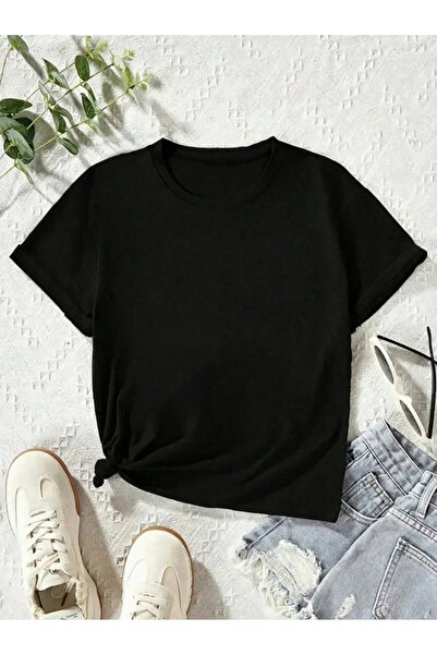Mügerella 100% Cotton Unisex Kids Oversized T-Shirt Basic Daily T-Shirt Overs...