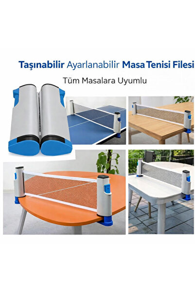 direkstoktan Ayarlanabilir Masa Tenisi Filesi - Mekanizmalı Masa Tenisi Filesi