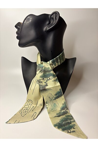 BHR AKSESUAR Eșarfă subțire cu model, panglică (6x85 cm)