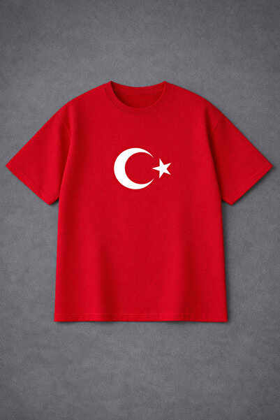 LORVEX T-Shirt Oversized Unisex 100% Cotton Pack Comfortable Fit Turkish Flag...