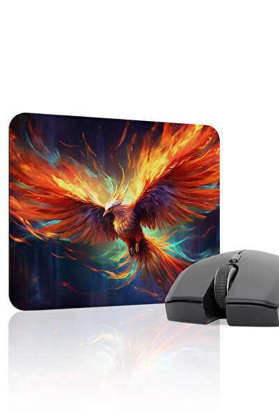 mousepad bastir Phoenix Non-Slip Stitched Rubber Gaming Mousepad V3 - 22X18 G...