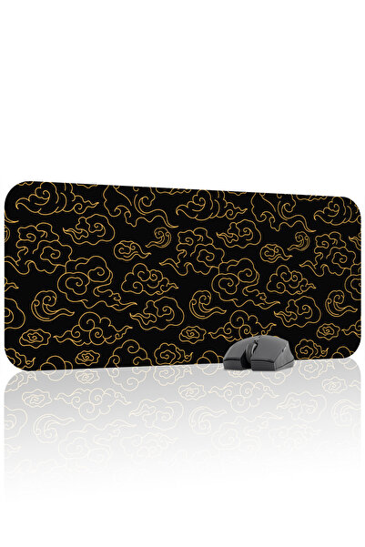 mousepad bastir لوحة ماوس للألعاب من المطاط المخيط بنمط صيني مانع للانزلاق V5...