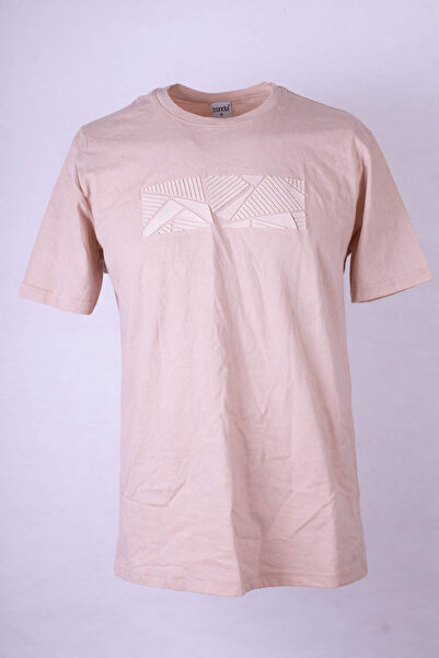 trender 26Ydt1000023 Men's T-Shirt Pattern Injection