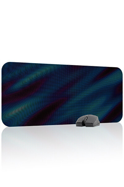 mousepad bastir Glitch antialunecare Mousepad pentru jocuri din cauciuc cusut...