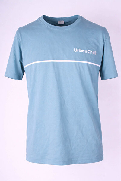 trender 26Ydt1000020 Men's T-Shirt Urbanchill Piped