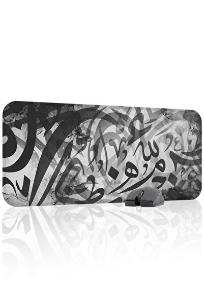 mousepad bastir Mousepad pentru gaming din cauciuc cusut Calligraphy antialun...