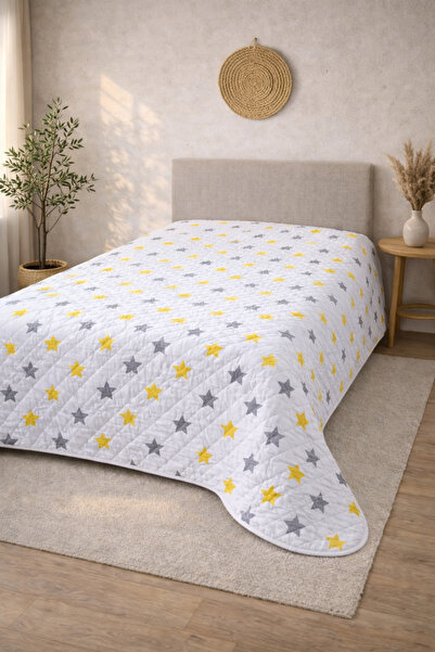 sternen glanz Laila Quilted Cotton Lu Single 160 X 230 cm Multi-Purpose Bedsp...