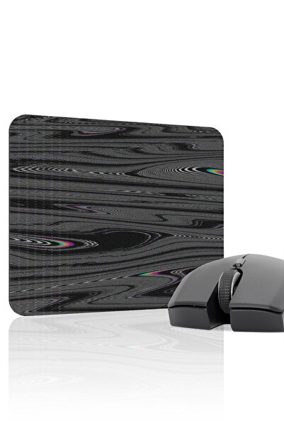 mousepad bastir Glitch Αντιολισθητικό Ραμμένο λαστιχένιο mousepad για παιχνίδ...