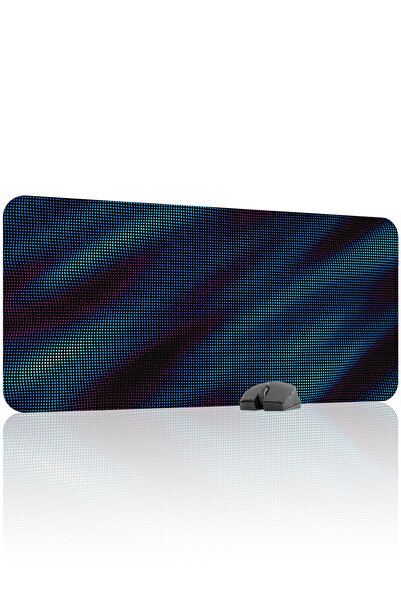 mousepad bastir Glitch antialunecare Mousepad pentru jocuri din cauciuc cusut...