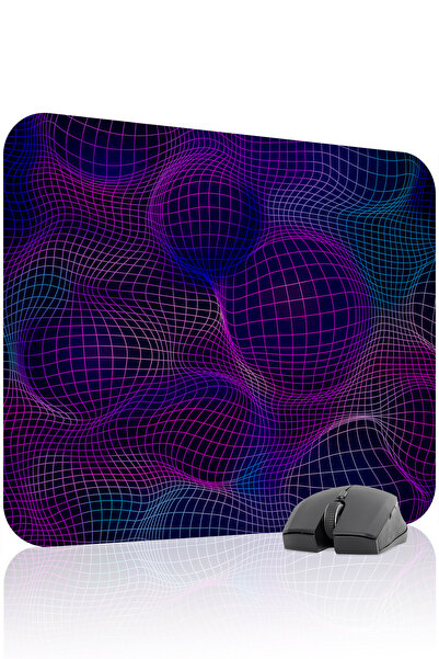 mousepad bastir Vaporwave Grid antialunecare Mousepad pentru jocuri din cauci...