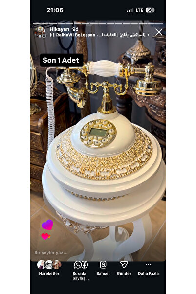 Vintage SALON TİPİ TELEFON