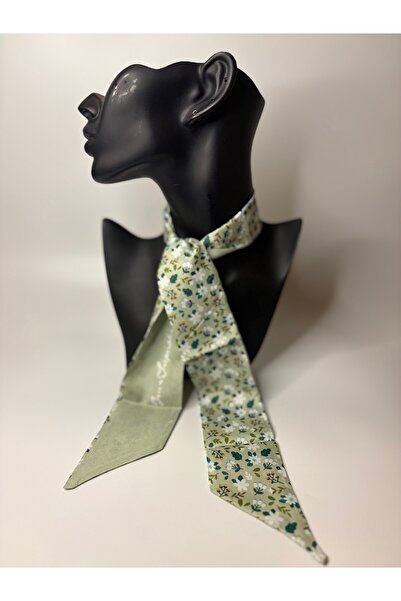 BHR AKSESUAR Patterned Thin Scarf, Ribbon (6X85 cm)