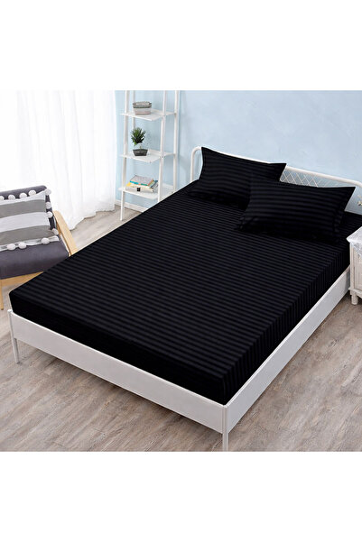 Patul Bed cover with Stretchy 180x200 + 2 pillowcases 50x70, Damask