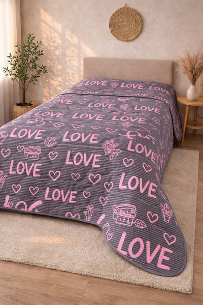 sternen glanz Laila Quilted Cotton Lu Single 160 X 230 cm Multi-Purpose Bedsp...