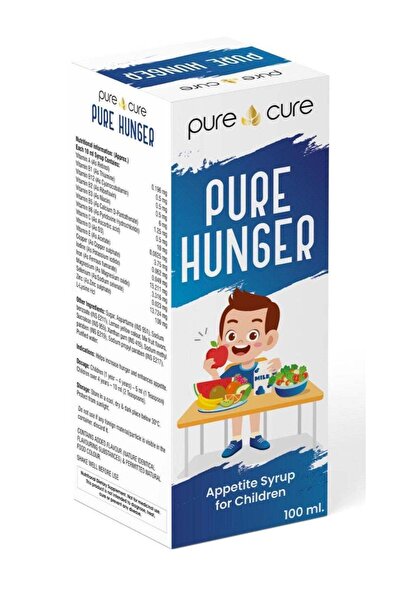 Pure Cure Pure Hunger Syrup Appetite Syrup For Children 100Ml